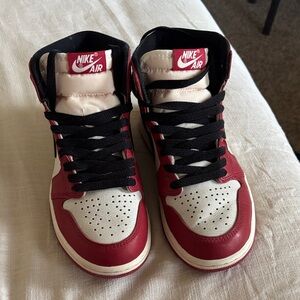Nike Air Red and Cream High-Tops